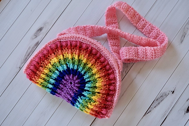 Rainbow Around My Shoulder Purse - Image 2