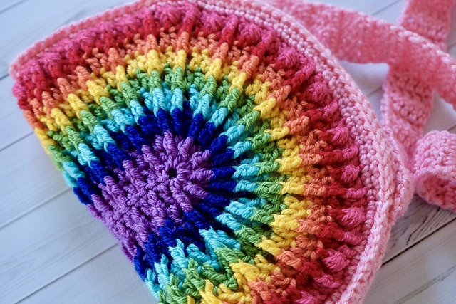 Rainbow Around My Shoulder Purse - Image 5