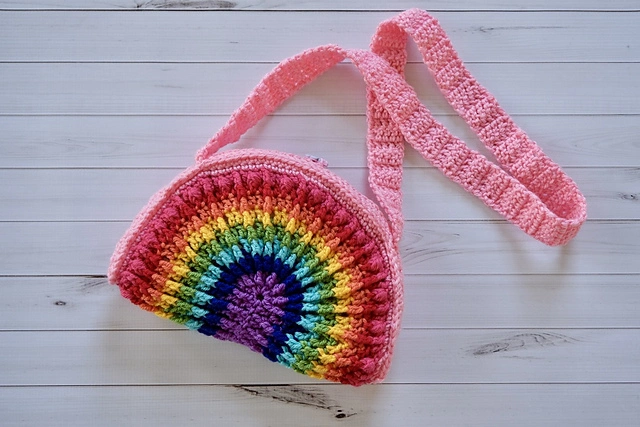 Rainbow Around My Shoulder Purse - Image 8