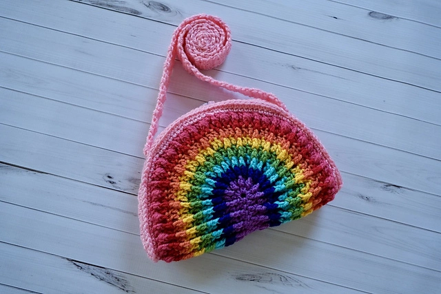Rainbow Around My Shoulder Purse - Image 10