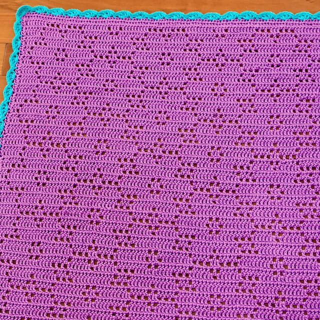Starflower Filet Blanket - Image 3
