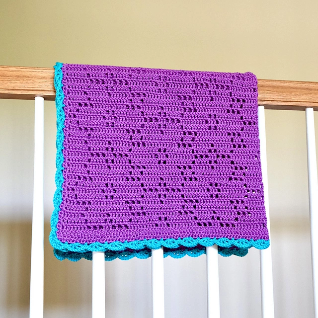 Starflower Filet Blanket - Image 8