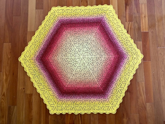 Wildflower Hexagon Blanket - Image 2
