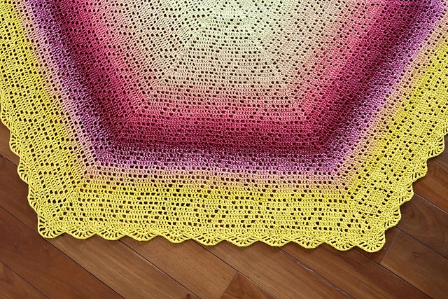 Wildflower Hexagon Blanket - Image 5