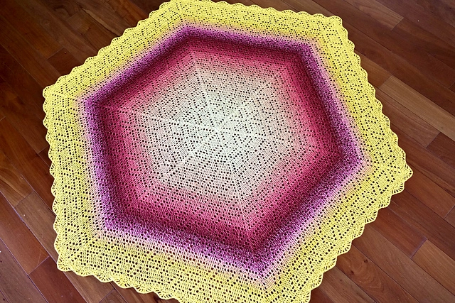 Wildflower Hexagon Blanket - Image 6