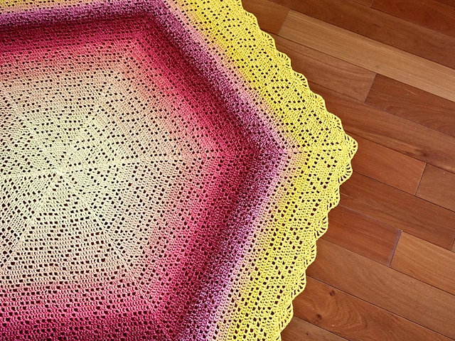 Wildflower Hexagon Blanket - Image 7