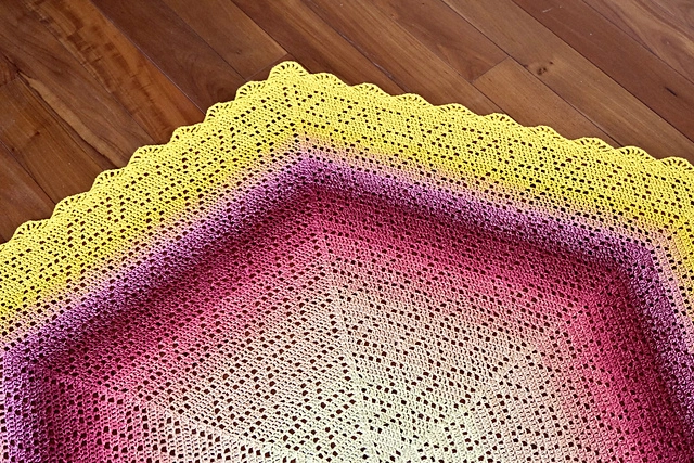 Wildflower Hexagon Blanket - Image 8