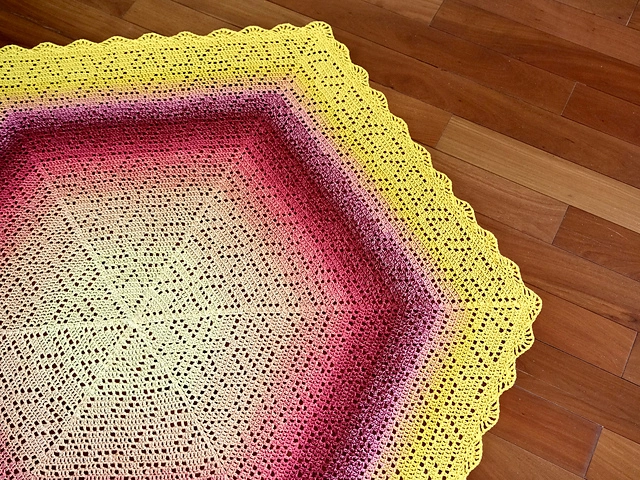 Wildflower Hexagon Blanket - Image 9