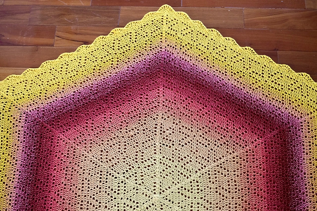 Wildflower Hexagon Blanket - Image 14